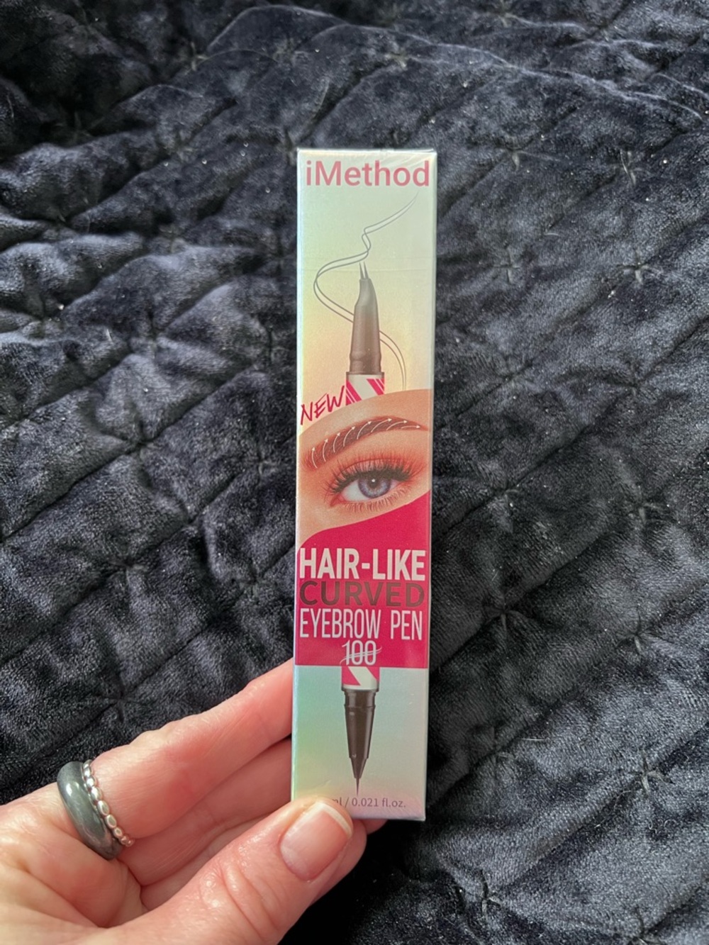 Hair-Like Curved Eyebrow Pen - Pink